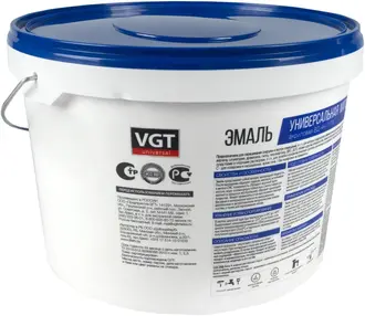ВГТ ВД-АК-1179 эмаль матовая универсальная (2.5 кг) красно-коричневая RAL 3009