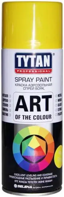 Титан Professional Art of the Colour краска аэрозольная флуоресцентная (400 мл) желтая RAL 1005 флуоресцентная