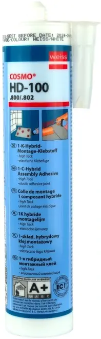 Cosmo HD-100.800 клей гибридный монтажный (290 мл)