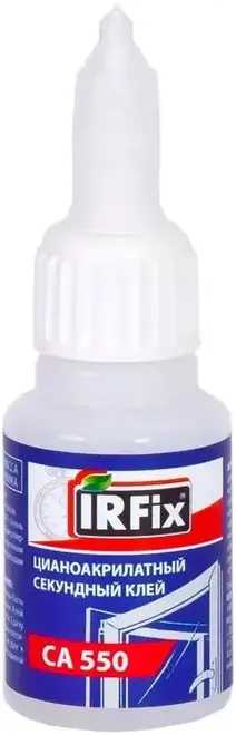 Irfix CA-550 клей цианоакрилатный секундный (20 г блистер)