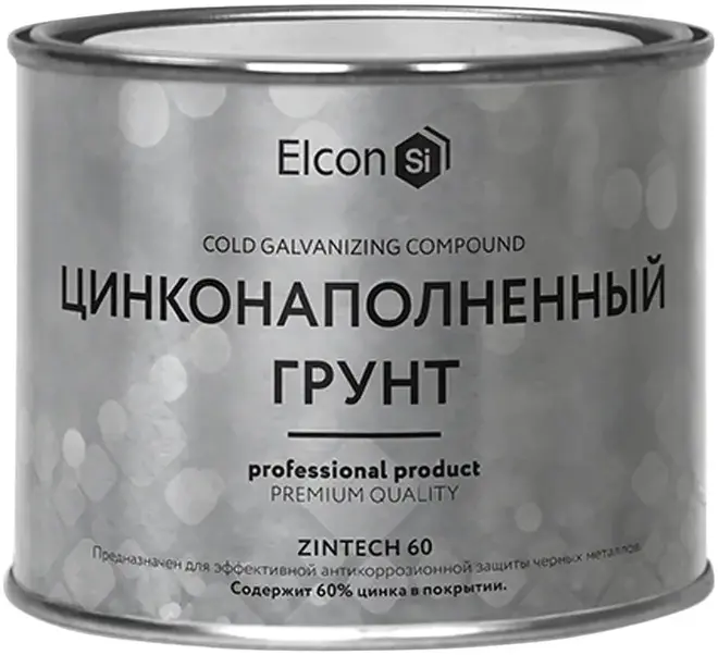 Elcon Zintech 60 состав для холодного цинкования (700 мл) серый