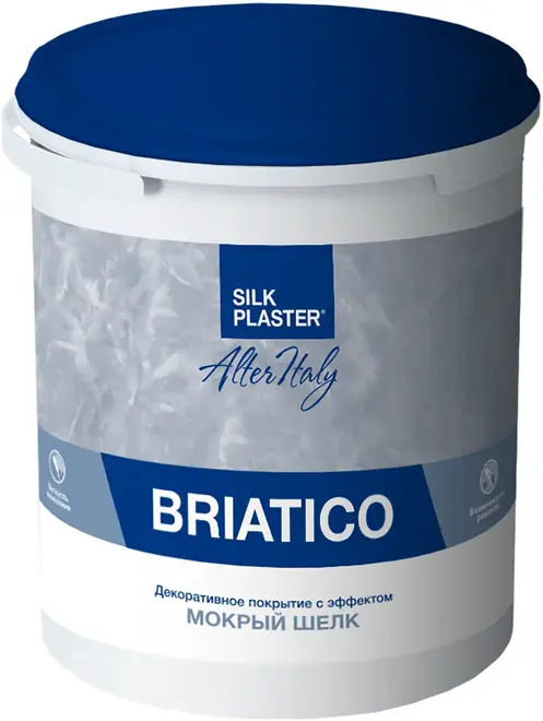 Silk Plaster AlterItaly Briatico покрытие декоративное с эффектом мокрый шелк (2.5 л)