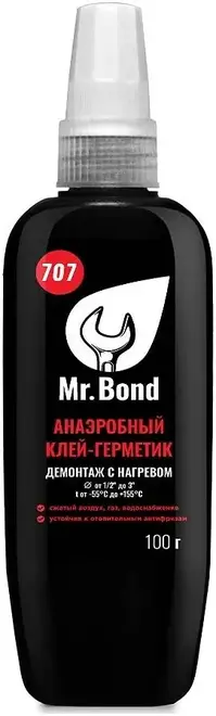 Mr.Bond 707 клей-герметик анаэробный демонтаж с нагревом (100 г)