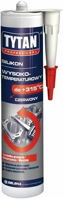 Титан Professional герметик силиконовый термостойкий (310 мл)