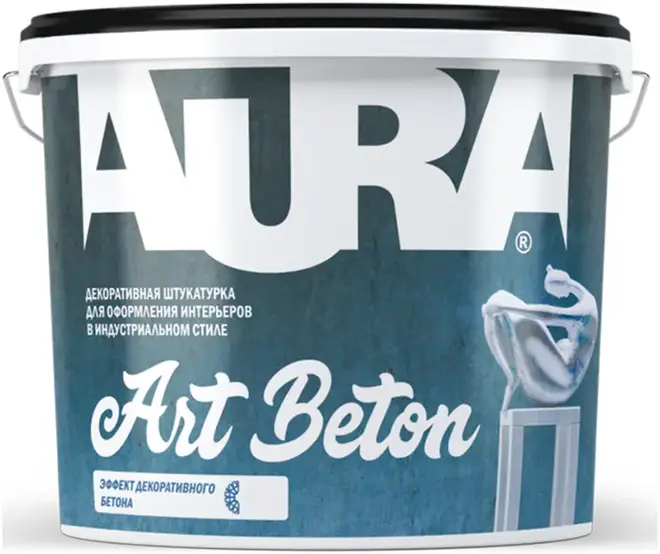 Aura Art Beton декоративная штукатурка (9 кг)