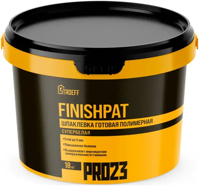 Старатели Finishpat Pro23 шпатлевка готовая полимерная (18 кг)