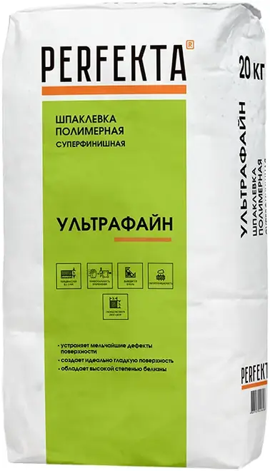 Perfekta Ультрафайн шпатлевка полимерная суперфинишная (10 кг)