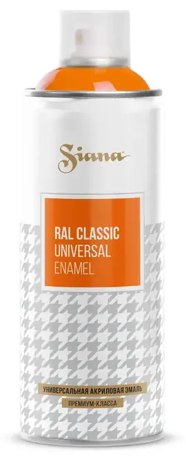 Certa Siana Ral Classic эмаль акриловая универсальная премиум-класса (520 мл) белая RAL 9003 глянцевая