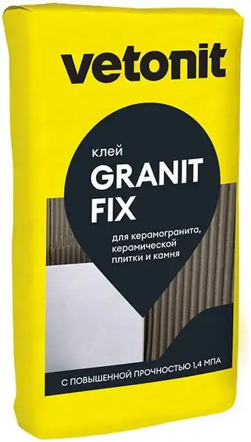Вебер Ветонит C2 Granit Fix клей для камня плитки керамогранита (25 кг)