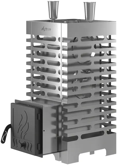 Везувий Aston 20 Inox печь банная дверца стальная