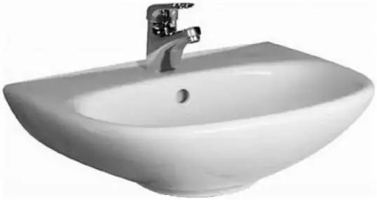 Jika Zeta раковина подвесная (50 см белая) №8103900001049