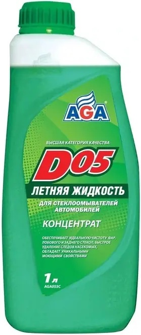 Aga D05 жидкость летняя для стеклоомывателя автомобиля (1 л)
