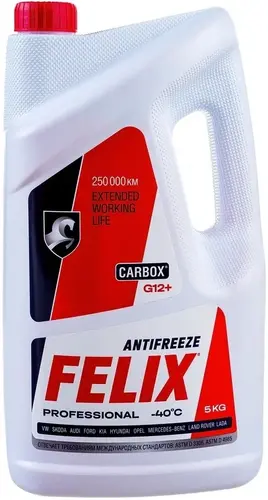felix антифриз felix carbox-40 (красный) 10кг