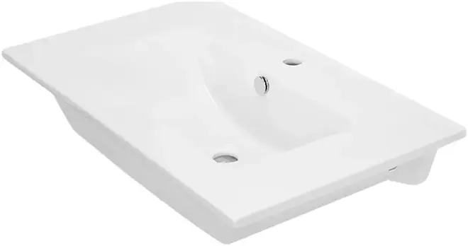 Mixline Quadro умывальник встраиваемый Quadro 75 (750 мм белый) №532290