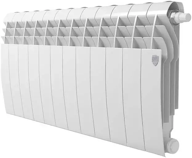 Royal Thermo Biliner 350 VR80 радиатор биметаллический RTBBTVR8035012 12 секций Bianco Traffico белый