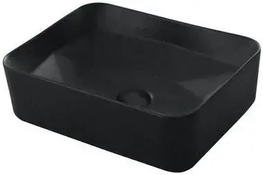 Orange B02 раковина накладная (460 мм черная матовая) B02-460MB