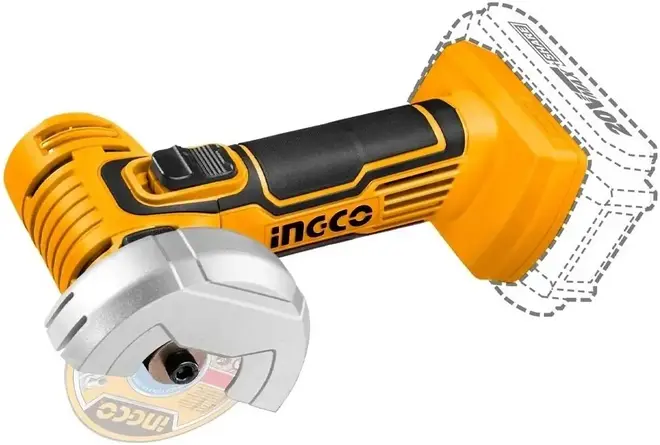Ingco CAGLI7601 Powertools машина шлифовальная мини угловая (20 В)