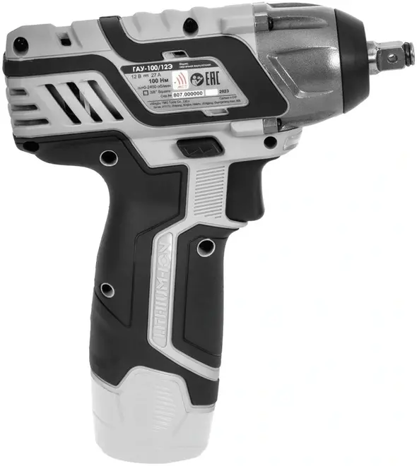 Интерскол ГАУ-100/12Э гайковерт ударный аккумуляторный №137286