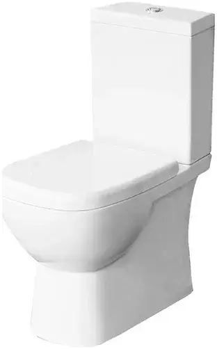 Sanita Luxe Quadro Slim унитаз-компакт белый (WC.CC/Quadro/2-SlimDM/WHT)