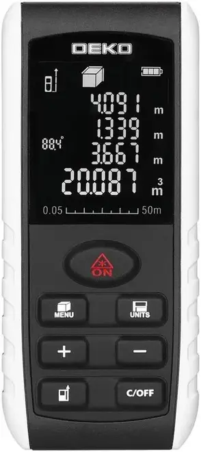 Deko R-LDI50 дальномер лазерный с функцей измерения угла (50 м)
