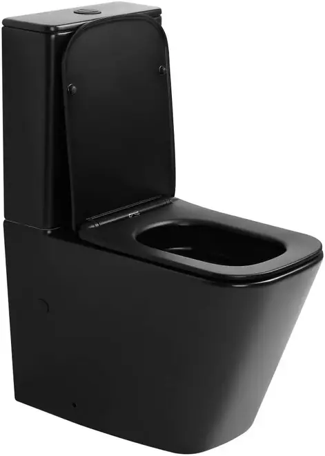 Abber Rechteck AC1210 унитаз-компакт безободковый черный матовый (AC1210TMB)
