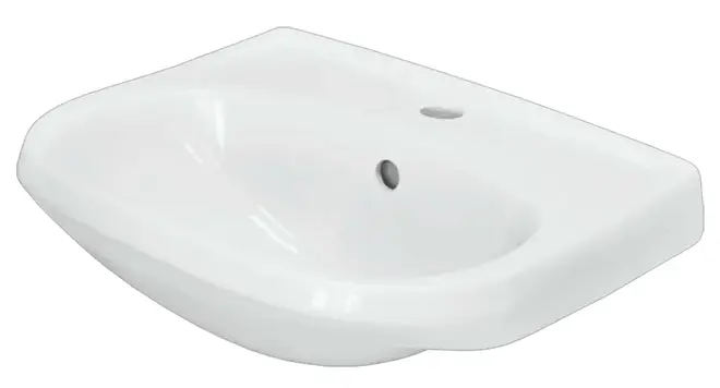 Санита Комфорт умывальник пьедестальный Комфорт 50 WB.PD/Comfort/50-C/WHT.G/