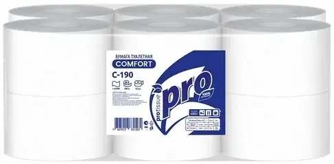 Protissue Comfort C-190 бумага туалетная (12 рулонов в упаковке)