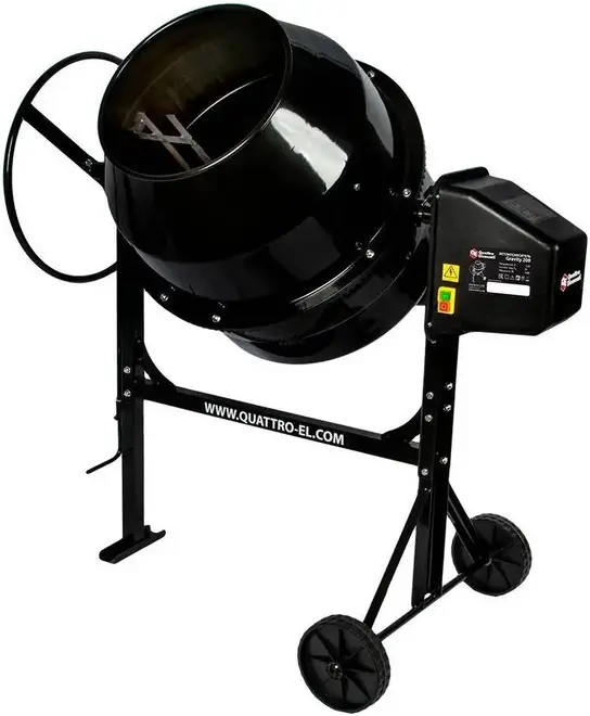 Quattro Elementi Gravity 200 бетоносмеситель (200 л 1000 Вт)