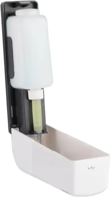 Ksitex SD-8909-400 дозатор для жидкого мыла белый/серый (400 мл)