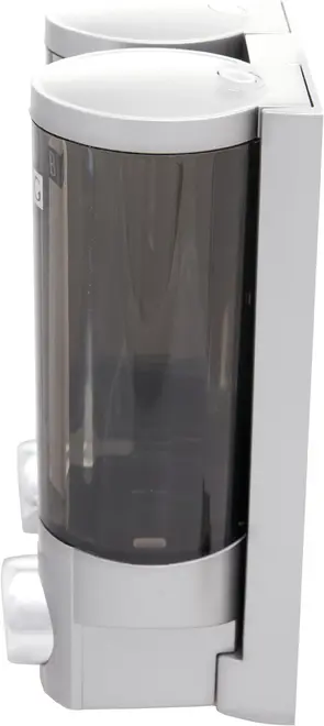 BXG SD-2006С дозатор механический для жидкого мыла хром/прозрачный матовый (800 мл (2 х 400 мл) №1748775