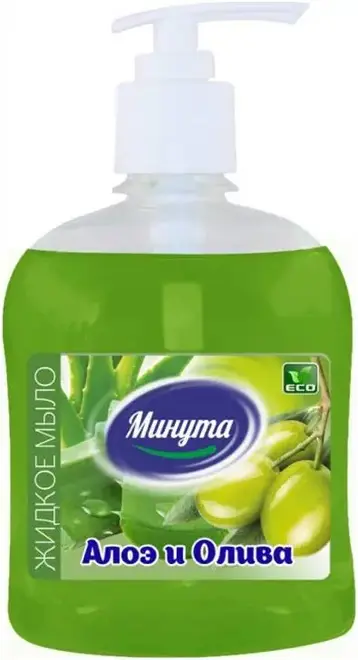 Минута Алоэ и Олива мыло жидкое (500 мл)