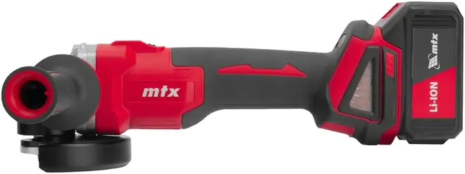MTX AGB-BL-20-125 шлифмашина угловая аккумуляторная (20 В)