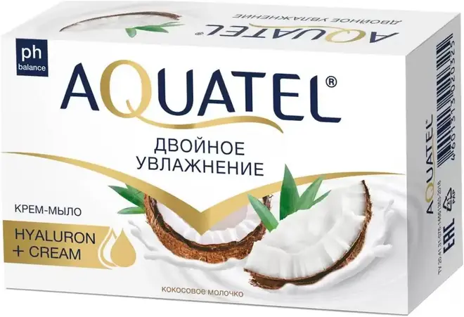 Aquatel Кокосовое Молочко мыло туалетное (90 г)