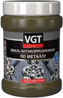 ВГТ Premium ВД-АК-1179 эмаль по металлу антикоррозионная с перламутром (230 г) зеленое золото перламутровая