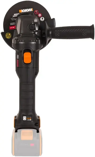 Worx WX814 шлифмашина угловая аккумуляторная (20 В)