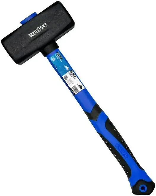 VertexTools кувалда с фиберглассовой обрезиненной рукояткой (1 кг)