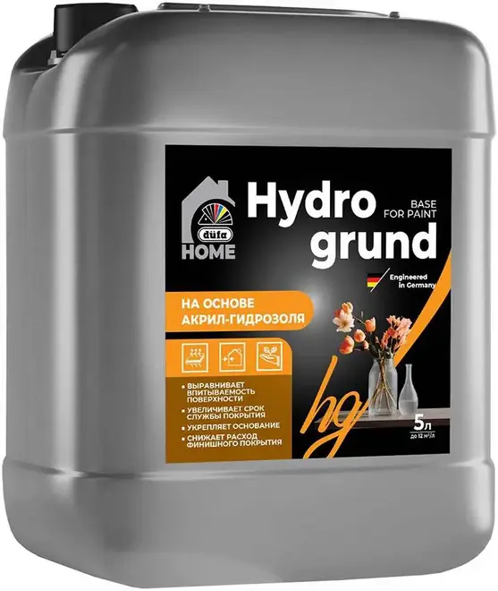 Dufa Premium Hydro Grund грунт глубокого проникновения (5 л) прозрачный