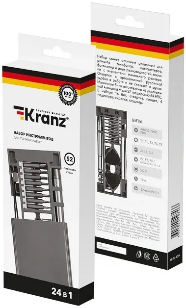 Rexant Kranz RA-04 набор отверток для точных работ (24 предмета)