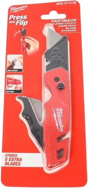 Milwaukee Fastback нож многофункциональный складной с отсеком для лезвий
