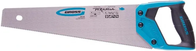 Gross Piranha ножовка по дереву (400 мм) 11-12 зубьев 2-комп