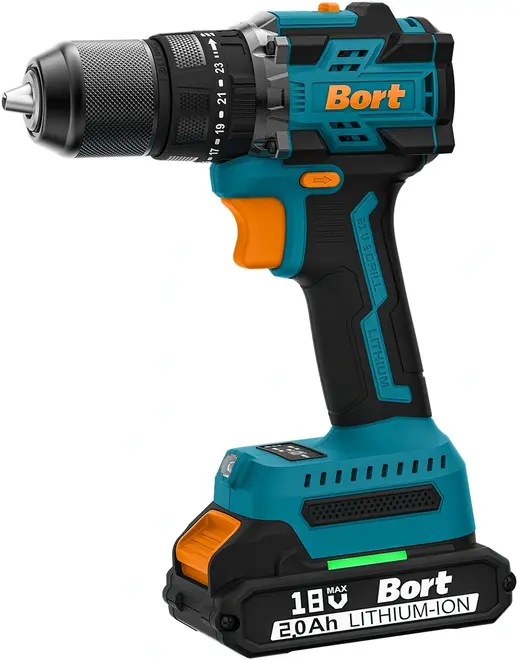 Bort BAB-21-BLK дрель-шуруповерт аккумуляторный бесщеточный (1.5 Ач) №120338