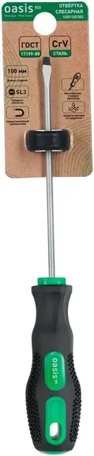 Oasis Eco отвертка слесарная (SL 3 * 100 мм)