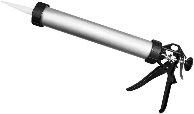 VertexTools пистолет для герметика алюминиевый (600 мл)