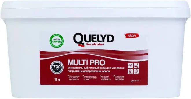 Quelyd Multi Pro клей для всех видов обоев (11 л)