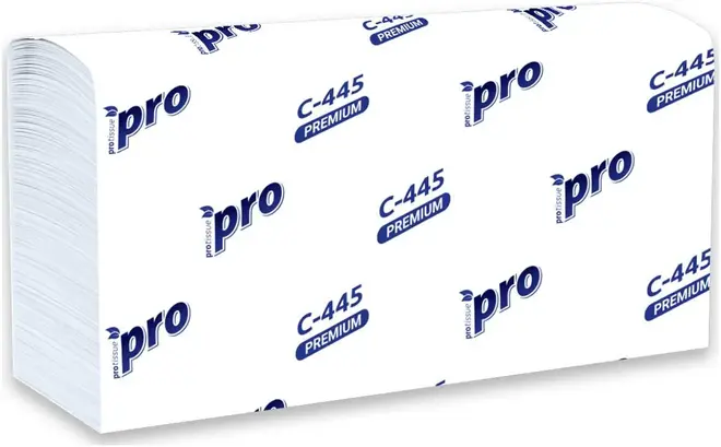 Protissue Premium C-445 полотенца бумажные Z-сложения (21 пачка * 200 листов)