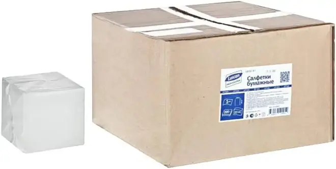 Luscan Professional N14 салфетки бумажные (200 салфеток в пачке)