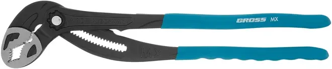 denzel клещи переставные, кнопочный механизм, обливные рукоятки, 300 мм// gross