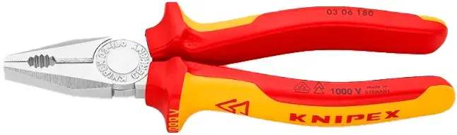 Knipex VDE плоскогубцы комбинированные (180 мм)