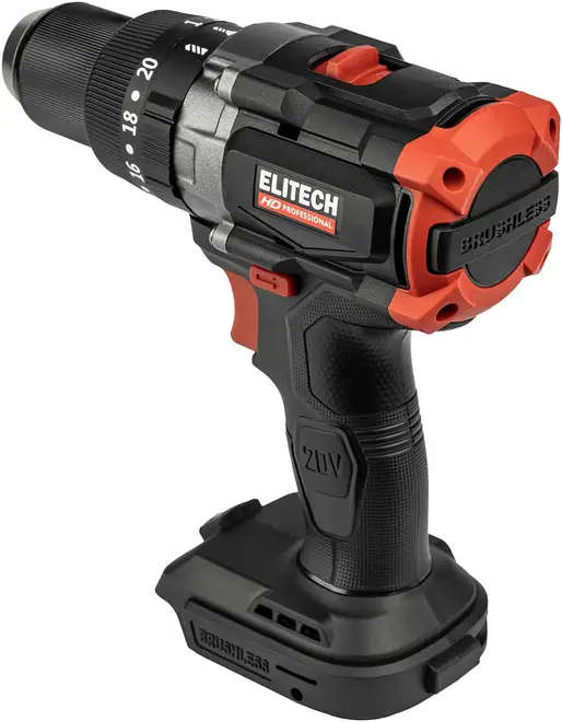 Elitech HD Professional CD 20BL2 дрель аккумуляторная ударная бесщеточная (20 В 4 Ач) №137438