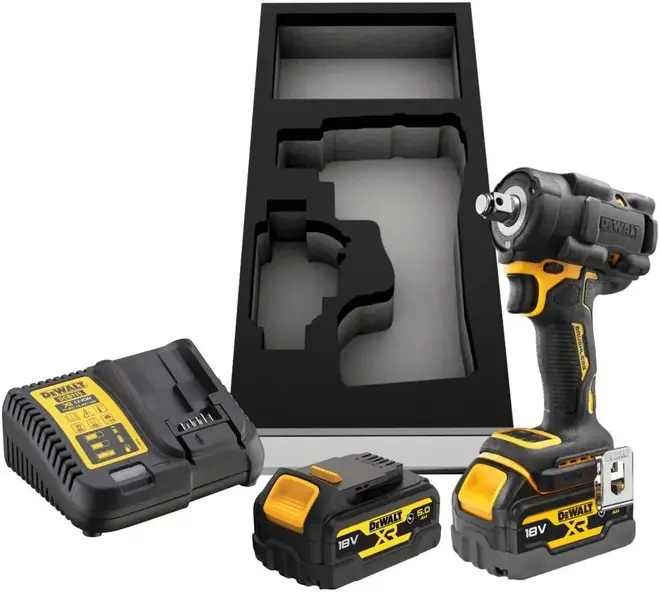 Dewalt DCF921P2G гайковерт аккумуляторный (18 В 3550 уд/мин 610 Нм 2 х 5 А*ч) №313719